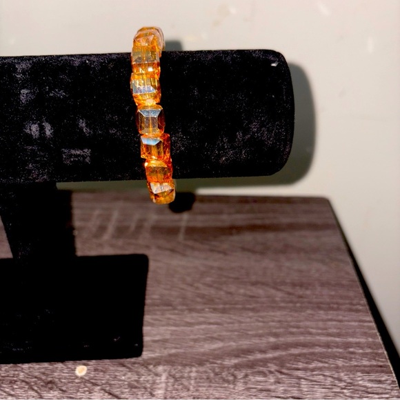 Women's Nigerian Traditional Wedding Stretch Beads Gorgeous Bride Wedding Gold - Picture 4 of 5